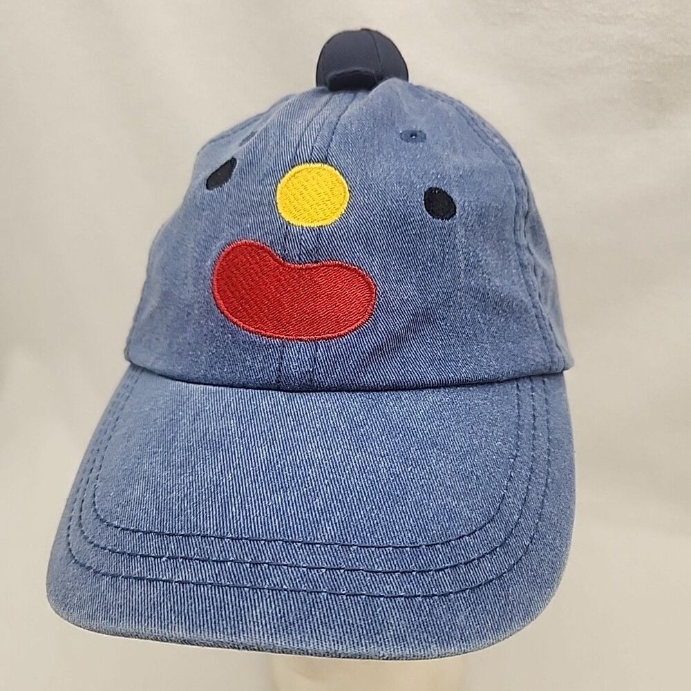 Cap Hat On A Hat Baseball Blue Natali Koromoto New York Cotton Pre-curved ADJ